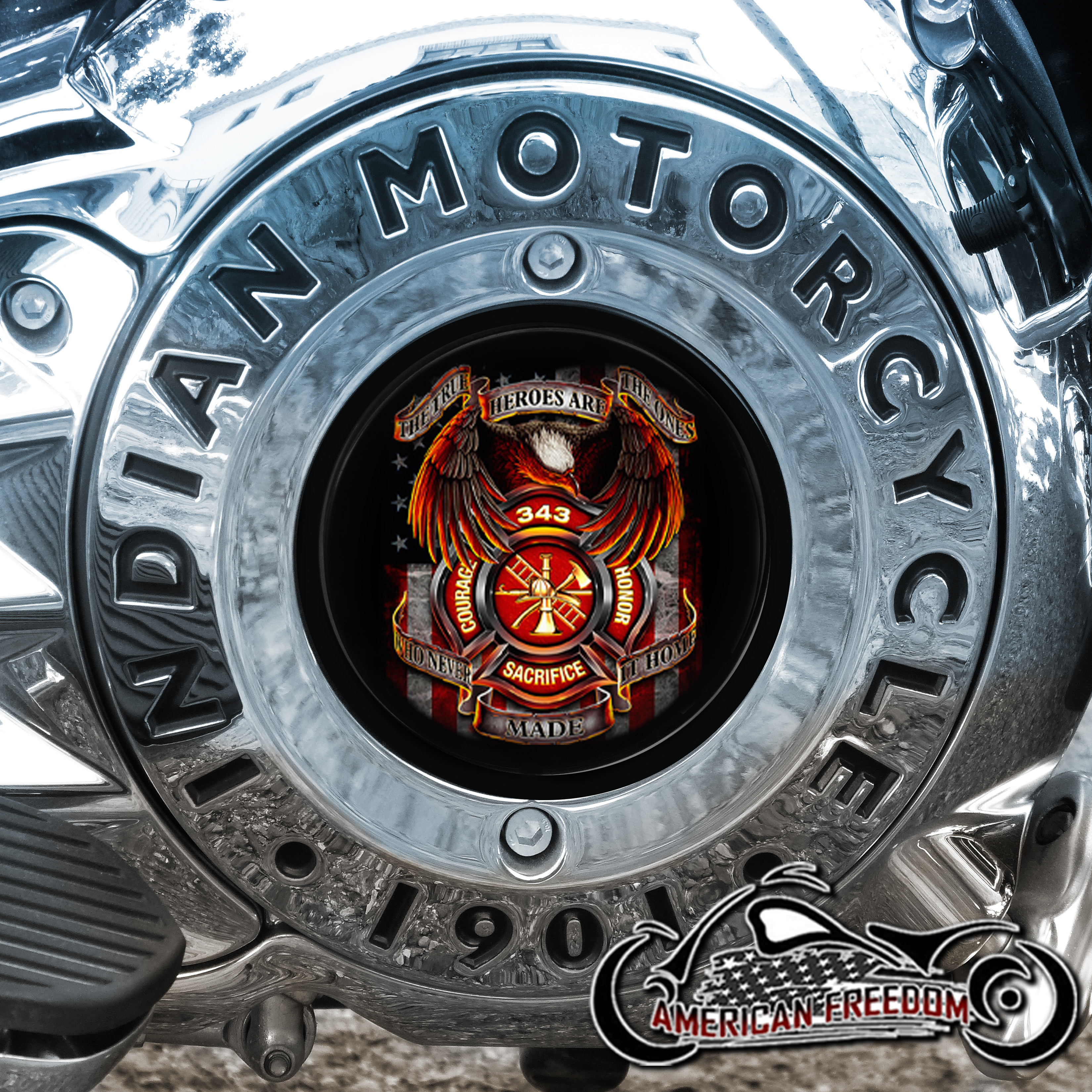 Indian Motorcycles Thunder Stroke Derby Insert - 343 Eagle